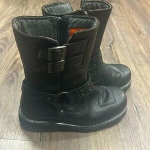 Gently use Harley Davidson boots